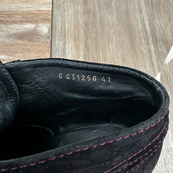 CHANEL Suede Wedge Booties CC Chain size 41 - Picture 12 of 12